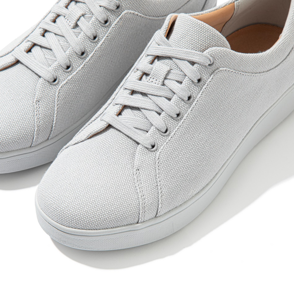 Fitflop RALLY Canvas Sneakers Soft Grey