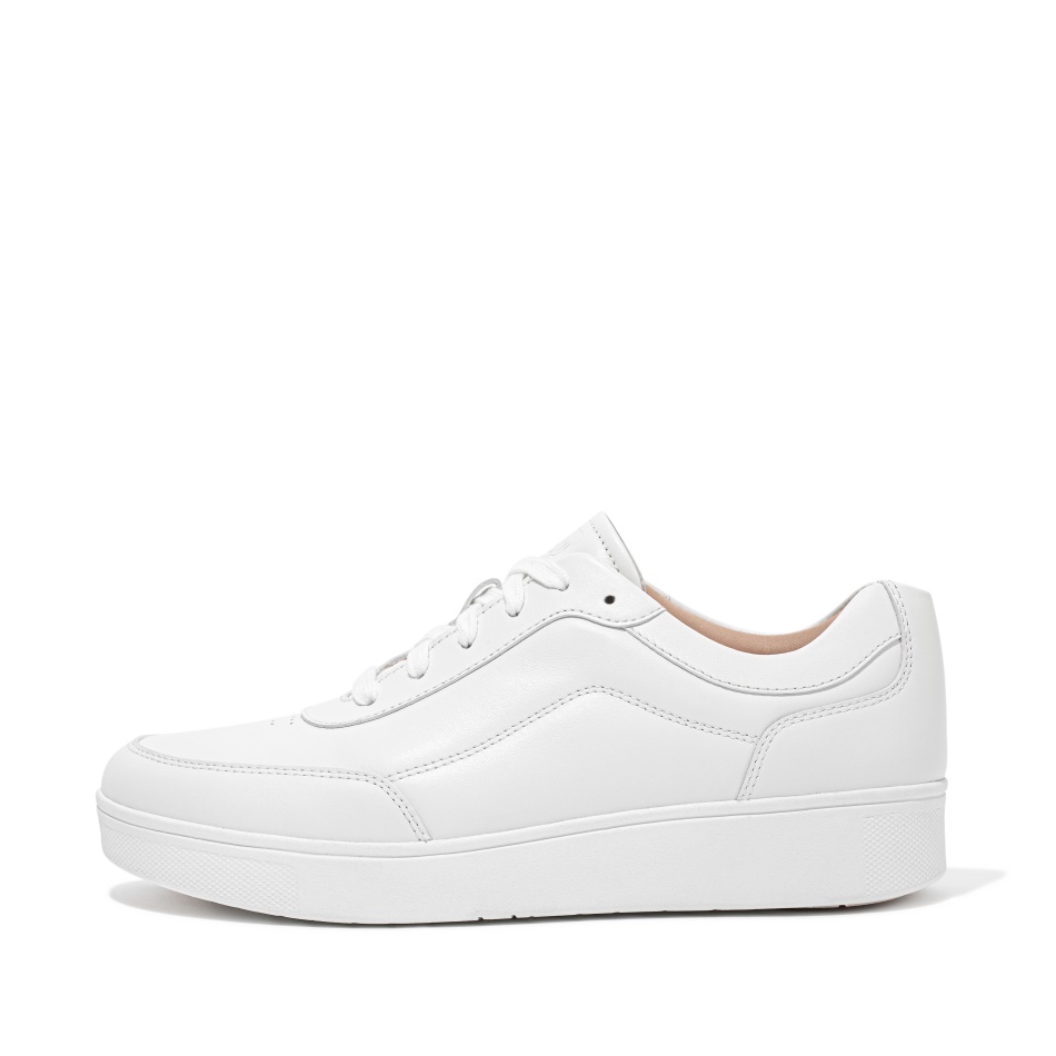 Fitflop RALLY X Leather Sneakers Urban White